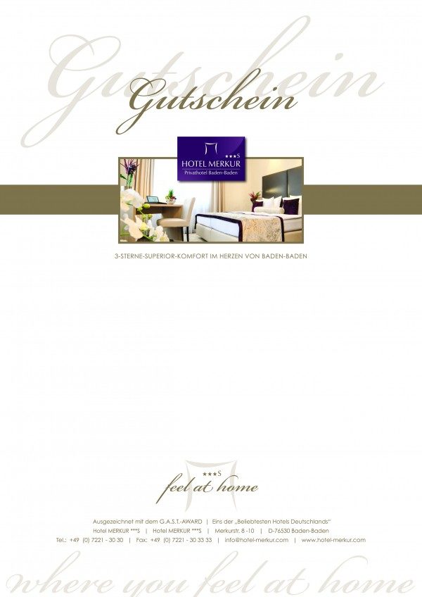 Hotel Merkur Baden-Baden Gutschein Vorlage 7
