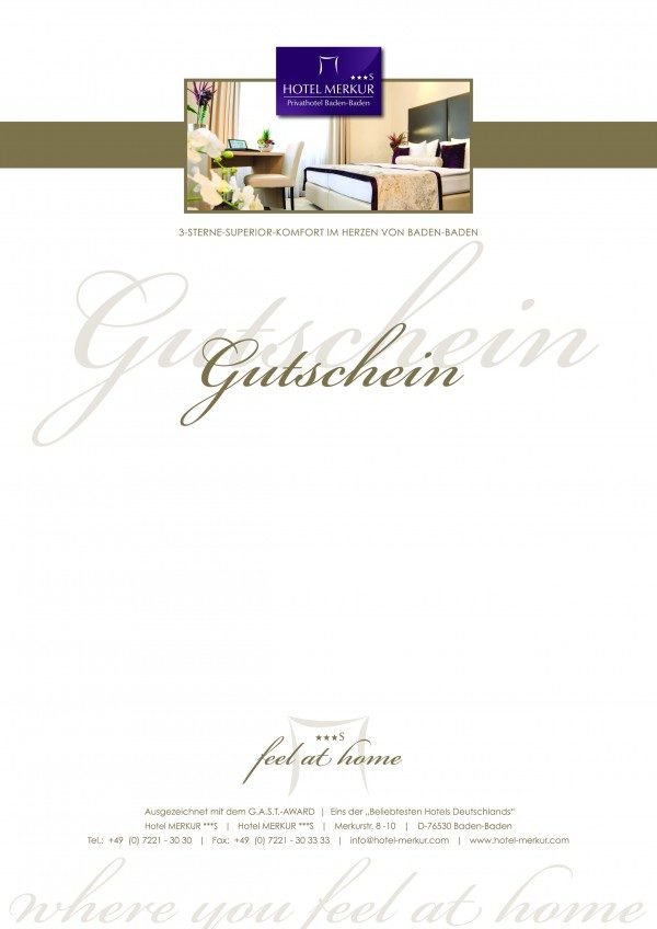 Hotel Merkur Baden-Baden Gutschein Vorlage 8