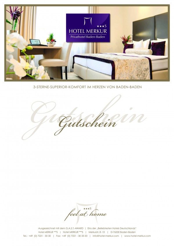 Hotel Merkur Baden-Baden Gutschein Vorlage 9