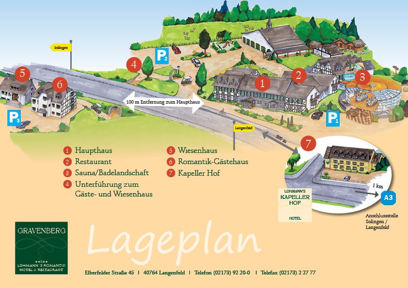 Lageplan Lohmann´s Kapeller Hof