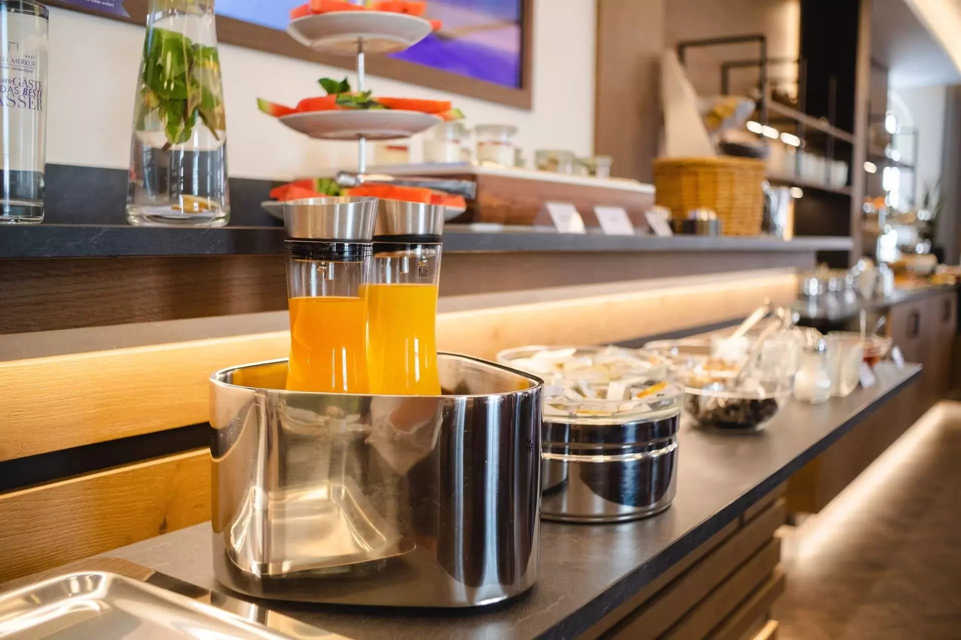 Frühstück im Hotel Merkur in Baden-Baden