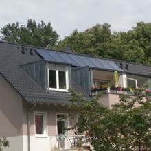 Neubau 8-WE-Mehrfamilienhaus mit Brennwerttechnik und solarer TW-und Heizungsunterstützung