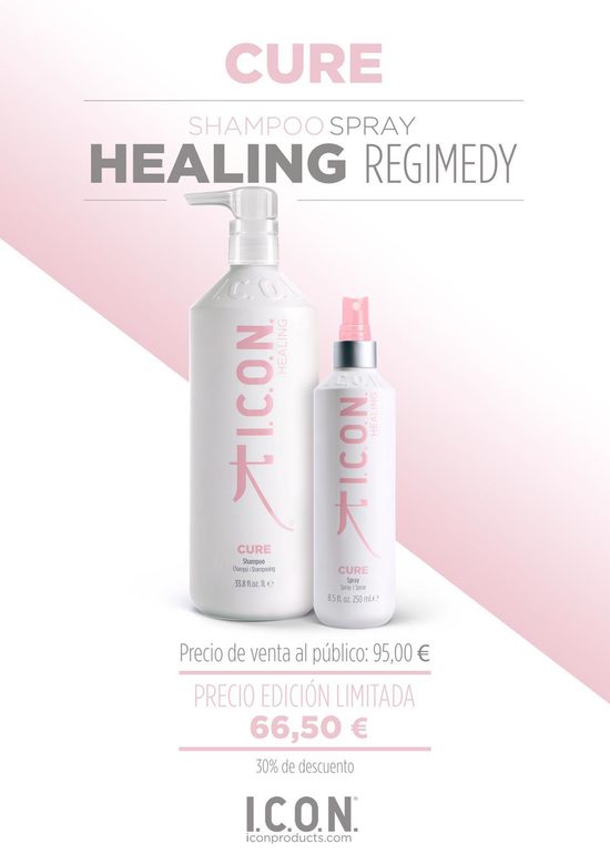 Icon Cure Champú Spray Healing Regimedy