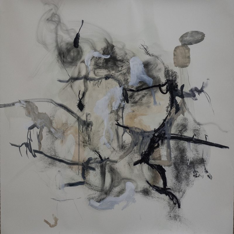 140 x 140 Mischtechnik/Papier - O.T., 2017