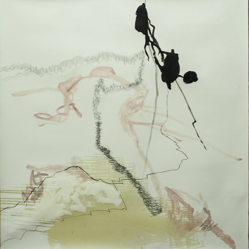 140 x 140 Mischtechnik/Papier - O.T., 2017