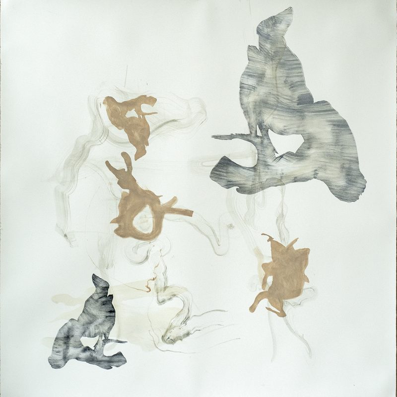 140 x 140 Mischtechnik/Papier - o.T, 2018