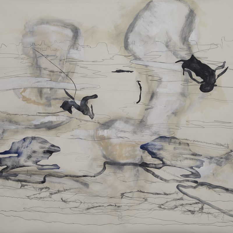 140 x 140 Mischtechnik/Papier - O.T., 2015