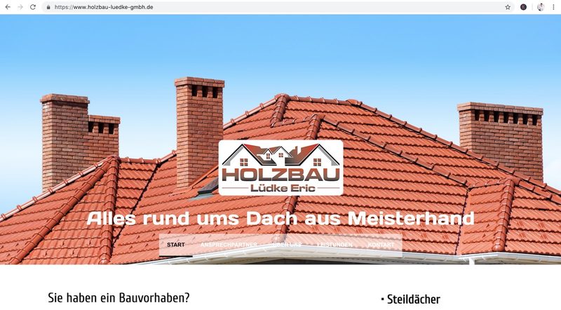 Webdesign Holzbau von STEFAN ELLBRÜCK WEBDESIGN