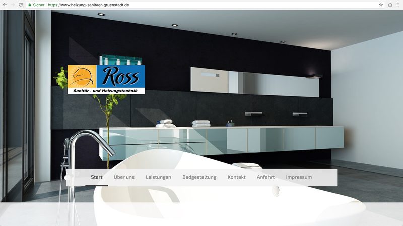 Webdesign Heizung Sanitär von STEFAN ELLBRÜCK WEBDESIGN