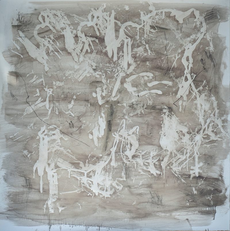 150x150, Mischtechnik/Papier, „stigma“, 2020