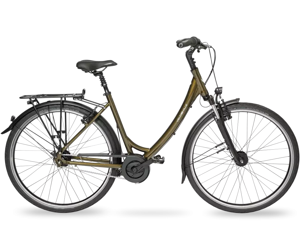 Velo-De-Ville A 200 Unser Allround-Trekkingrad lässt sich in seinen Komponenten auf dein individuelles Einsatzgebiet anpassen. Eine Federgabel und eine moderate Sitzposition bietet das Rad von Haus aus. Preis ab 800,-€. Weiter Infos unter: 
<a href="https://www.velo-de-ville.com/de/fahrrader/allround-1/23-a-200">www.velo-de-ville.com</a>