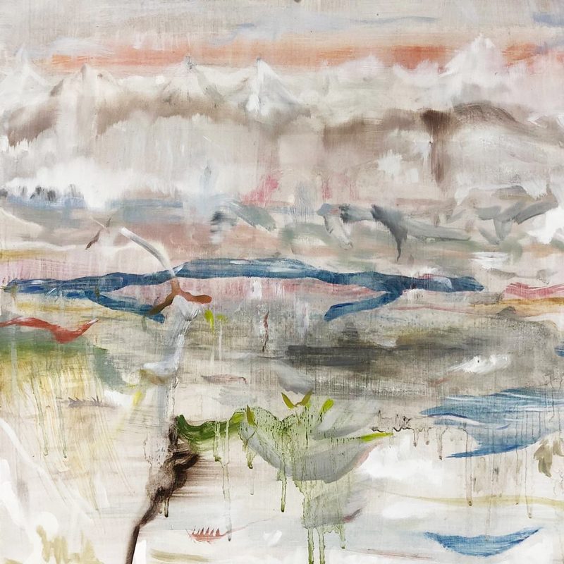 40x40, Öl/MdF, „as it was“, 2018