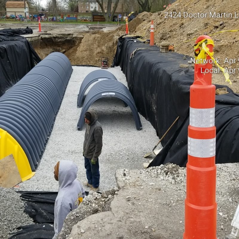 Watkins Park Site Project Earthwork Photos