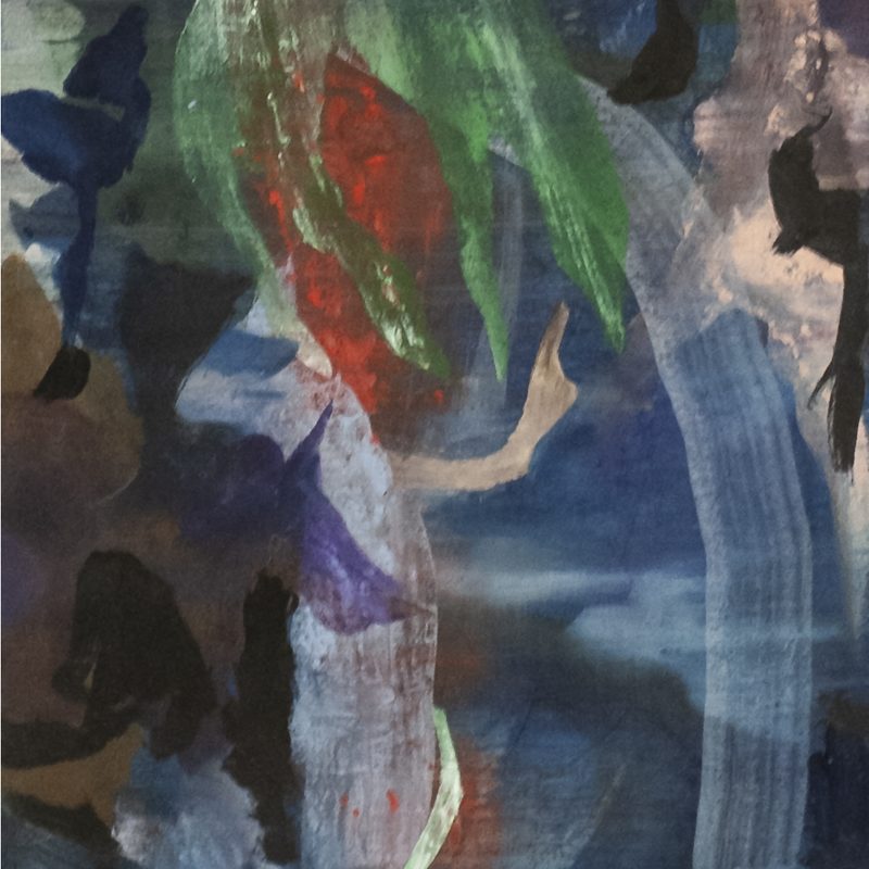 21 x 15  - Öl/Holz - "Pieta", 2018