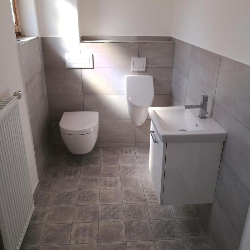 Modernes Waschbecken