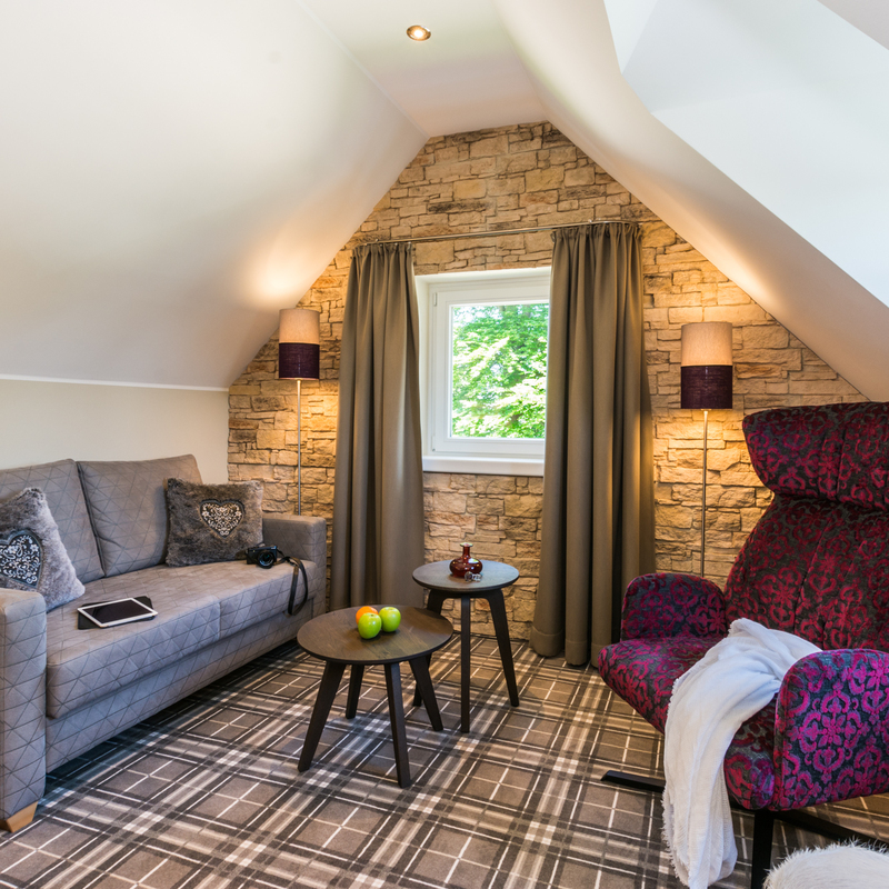 Wohnbereich Doppelzimmer Romantik