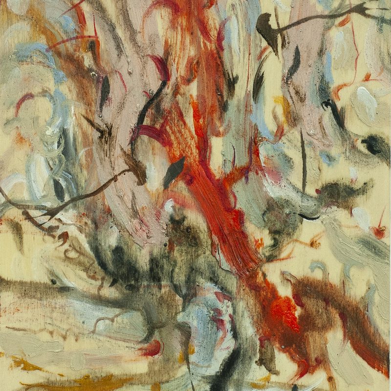 21x15, Öl/Holz, „wandernd“, 2019