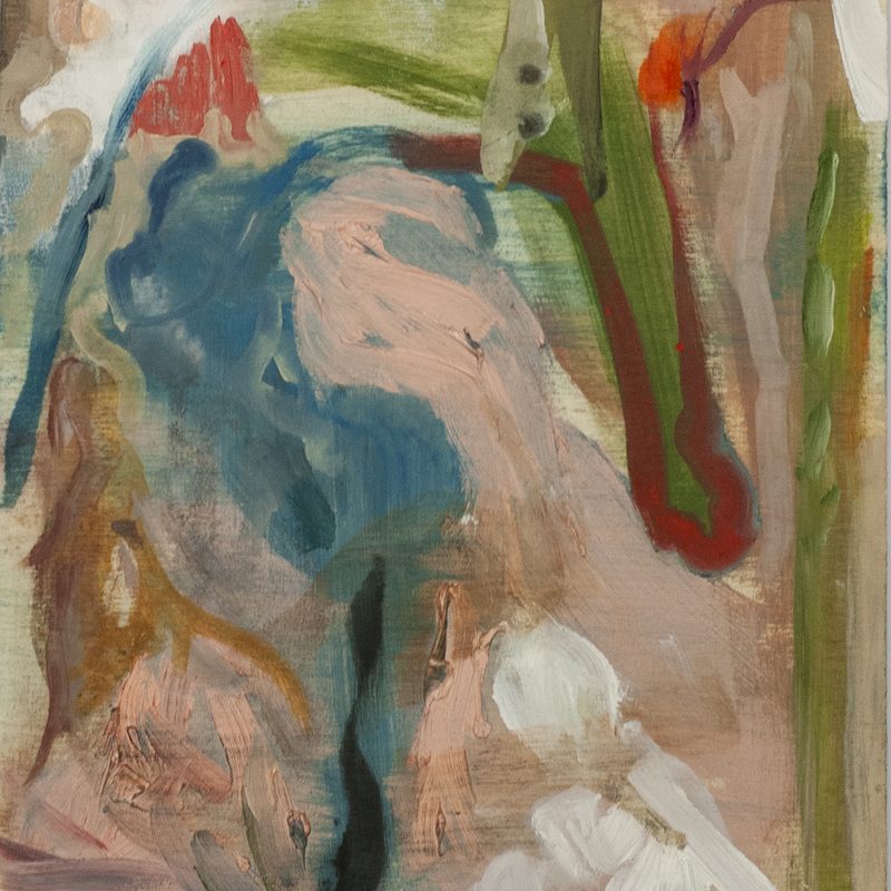 21x15, Öl/Holz, „perdu du vue, oui paradis“, 2019 