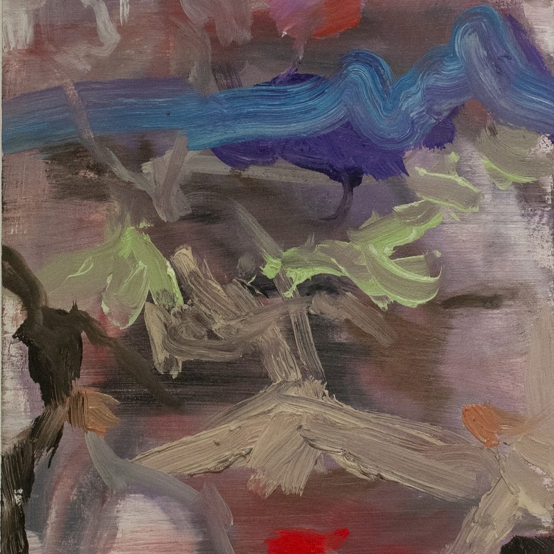 21 x 15  - Öl/Holz - "Herold" , 2018