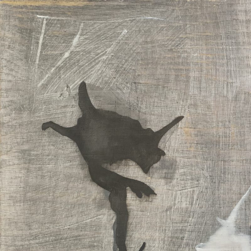 30 x 24, Öl/Holz, „falling angel“, 2019