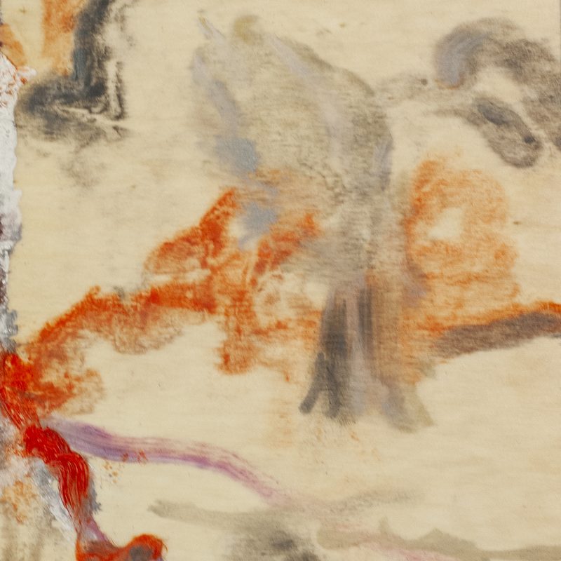 21x15, Öl/Holz, „Kirschblüte für Eulen“, 2019