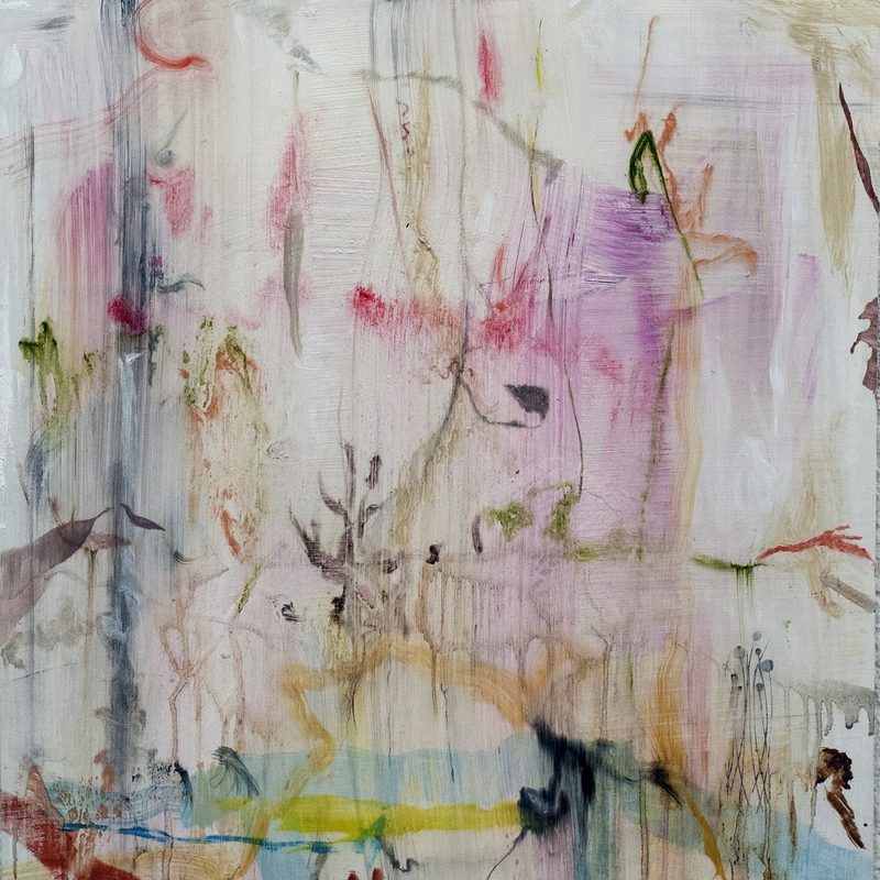 40 x 30 - MdF/Mischtechnik - "l'amour de loin"