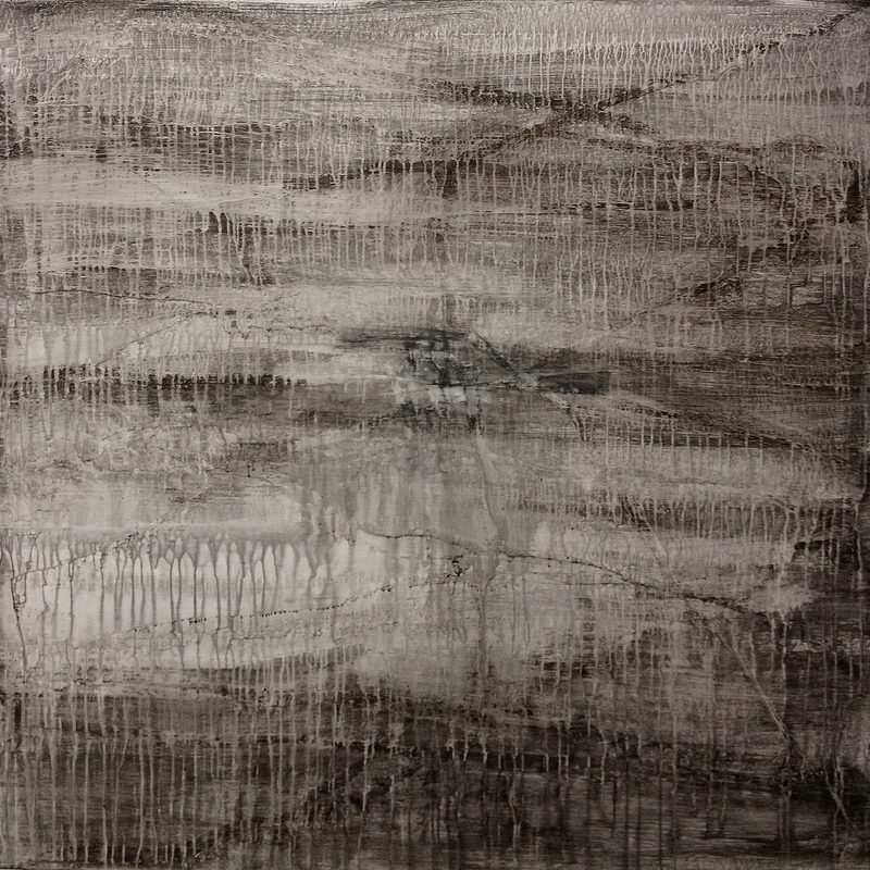 140 x 140- Oil/MdF - "puring-champs"