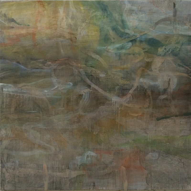 140 x 140 - Mischtechnikl/MdF - "grand miniature"