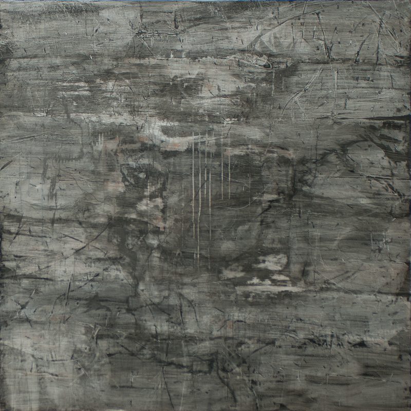 140 x 140- Oil/MdF - "champ"