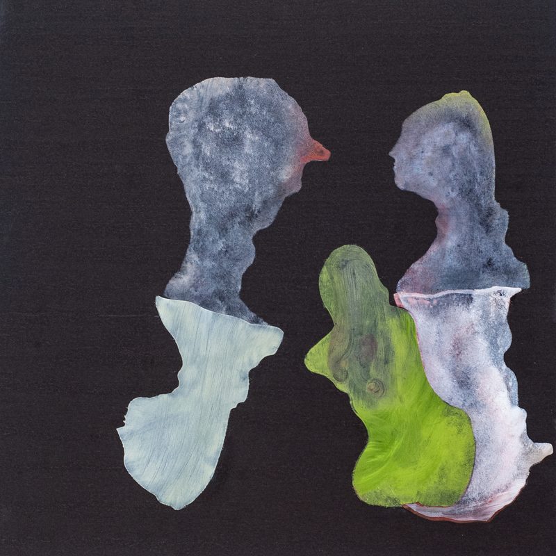 50 x 50 Öl/Holz  d‘après Manet, déjeuner sur l’herbe“, 2021 