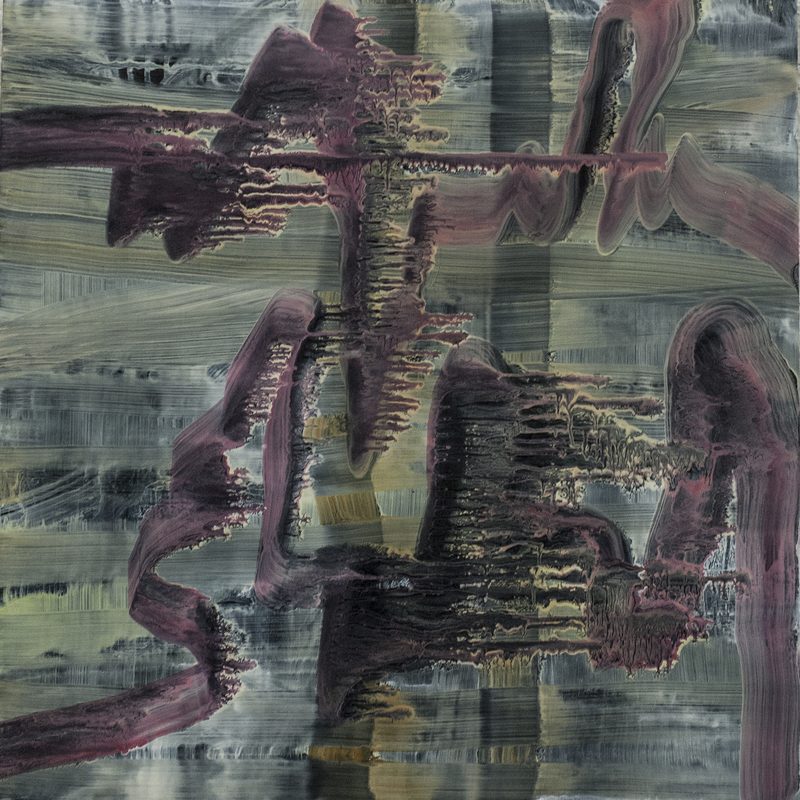 40 x 40 - Oil/Holz - "richtern"