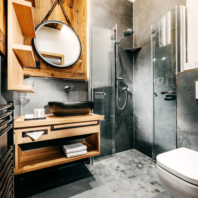 Badezimmer Einzelzimmer Grand Lit