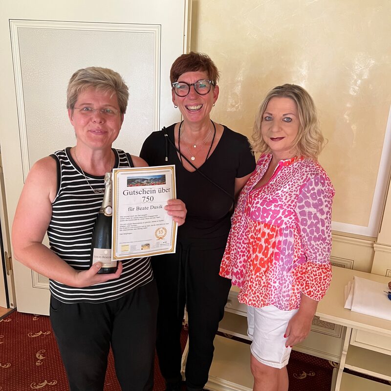 Beate unterstützt unser Housekeeping Team seit 15 Jahren! Danke