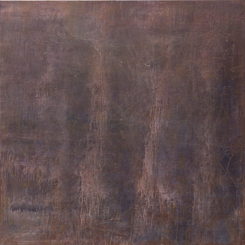 140 x 140 - Mischtechnik/MdF - "champ stellar regions"