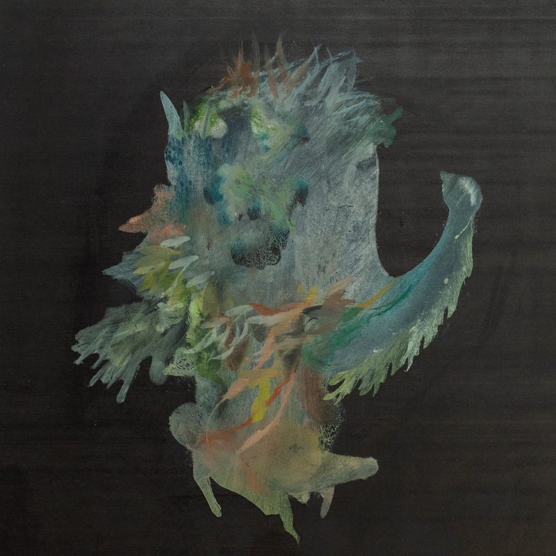 29x25,Öl/Holz, „nous sommes hysterique“, (3.Triptychon), 2020