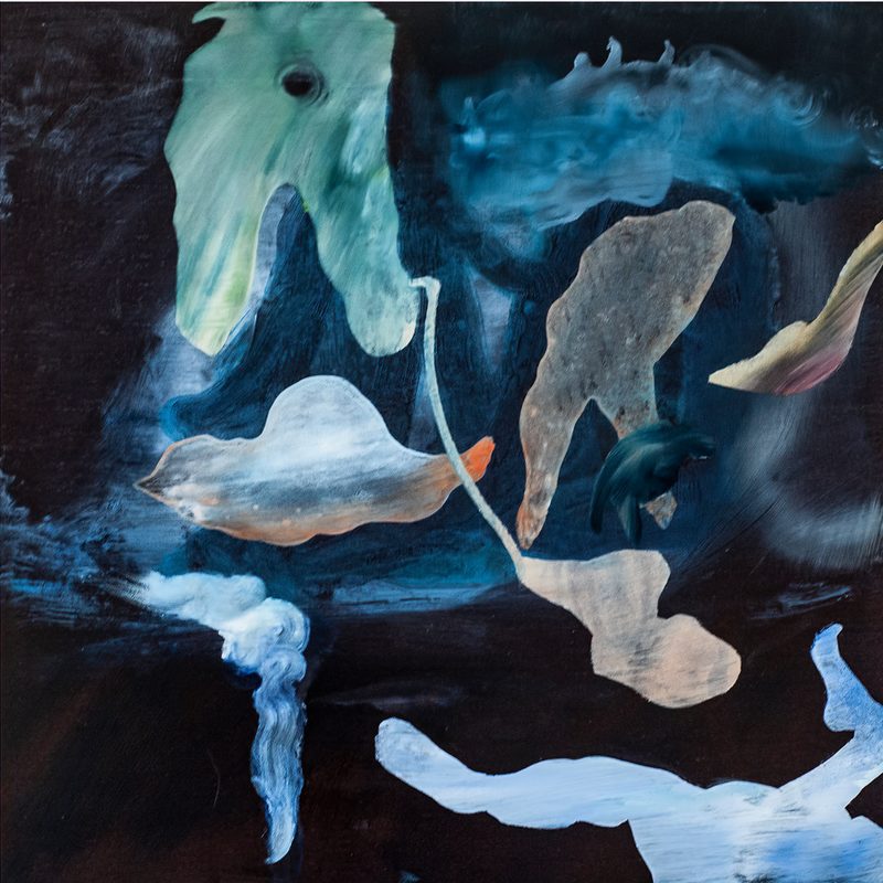 50x50, Öl/Holz,„..maîtres de platres et de formes, 2021
