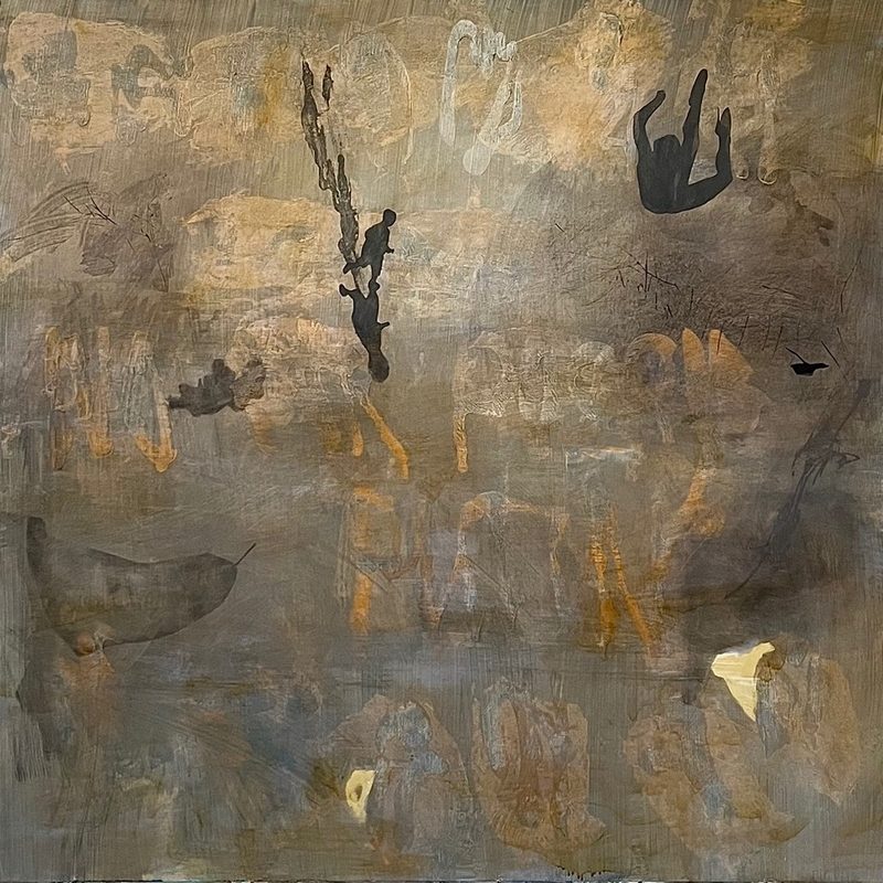 140x140, Mischtechnik/MdF, „O.T.“, 2022