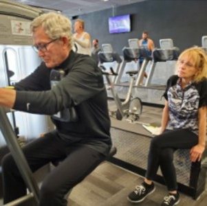 A couple that trains together, stays together